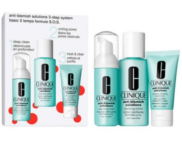 CLINIQUE Anti-Blemish Solutions 3-Step System Set Фото
